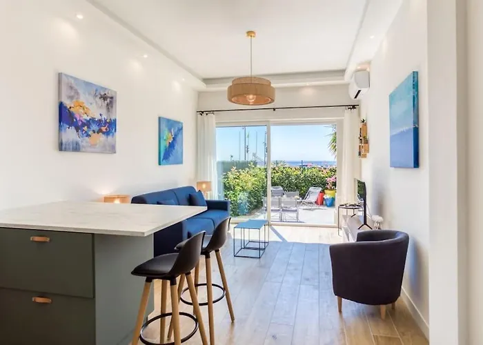 #43 Design Terrace Ac Wifi Sea View 1min Lejlighed *