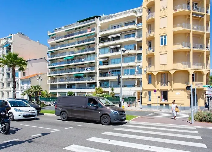 #43 Design Terrace Ac Wifi Sea View 1min Nice