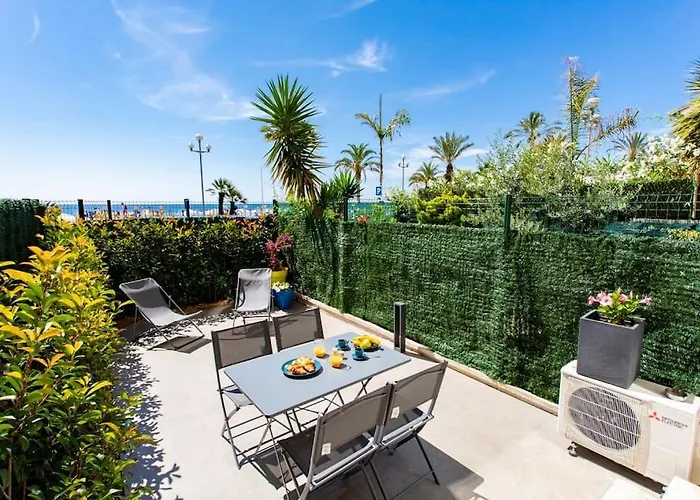 #43 Design Terrace Ac Wifi Sea View 1min Nice