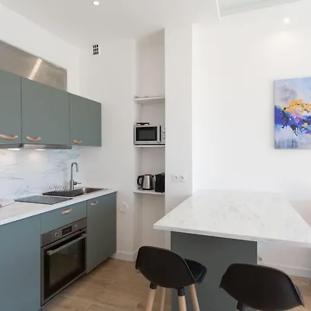 #43 Design Terrace Ac Wifi Sea View 1min * نيس