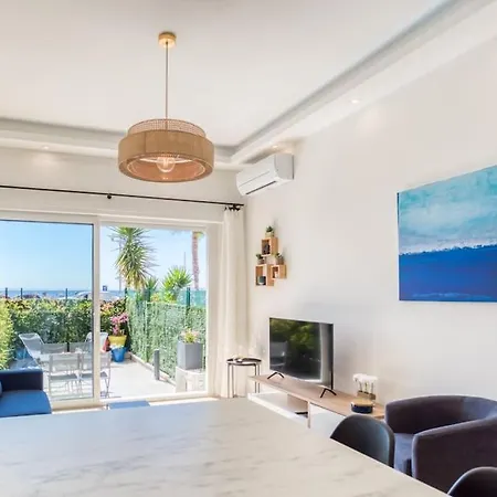 شقة #43 Design Terrace Ac Wifi Sea View 1min نيس