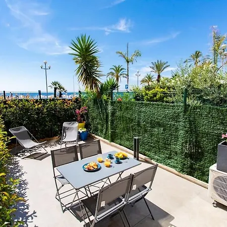 #43 Design Terrace Ac Wifi Sea View 1min نيس